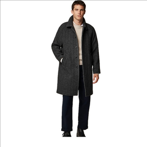 J Crew Rivington car coat in wool-blend herringbone. SZ 38R